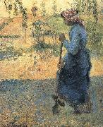 Camille Pissarro The woman excavator Sweden oil painting artist